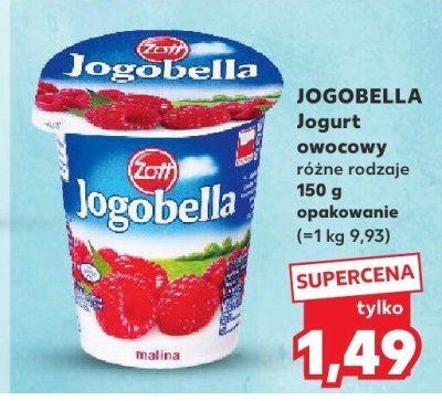 Jogurt owocowy Jogobella promocja w Kaufland