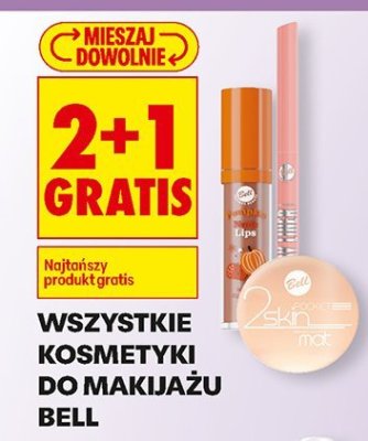Kosmetyki do makijażu Bell 2+1 gratis promocja w Biedronka