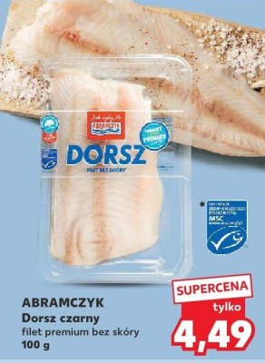 Dorsz filet premium bez skóry promocja w Kaufland