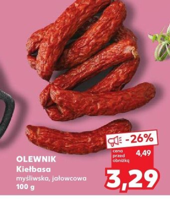 Olewnik kiełbasa myśliwska, jałowcowa promocja