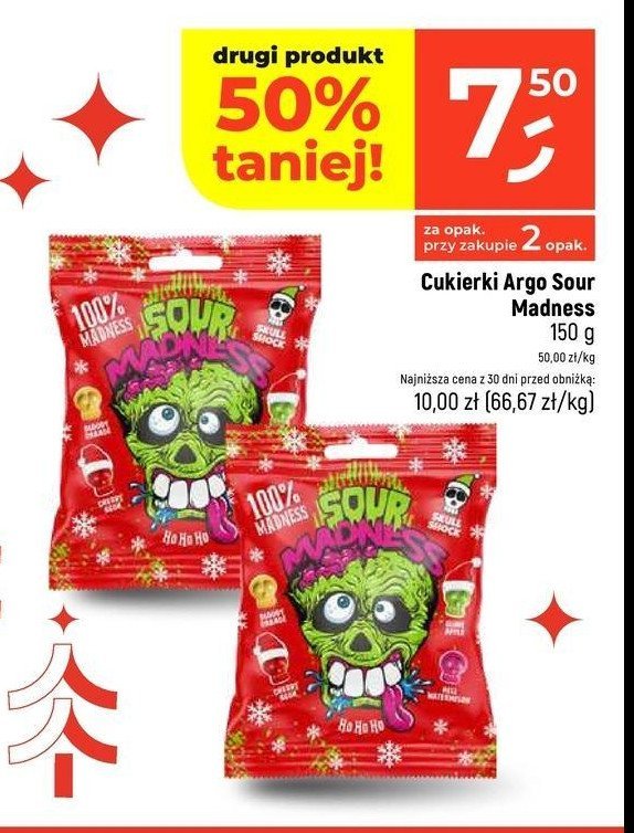 Cikierki sour mandess Argo promocja w Dealz