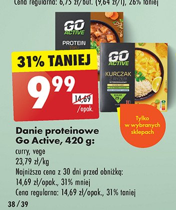 Tofu z makaronem Go active promocja