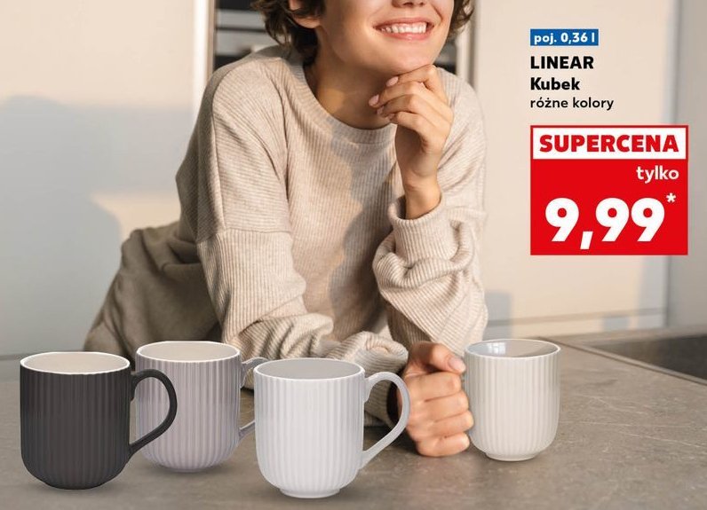 Kubek linear 360 ml Ambition promocja w Kaufland