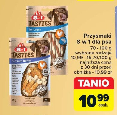 Przysmak dla psa calcium bones 8in1 promocja w Carrefour