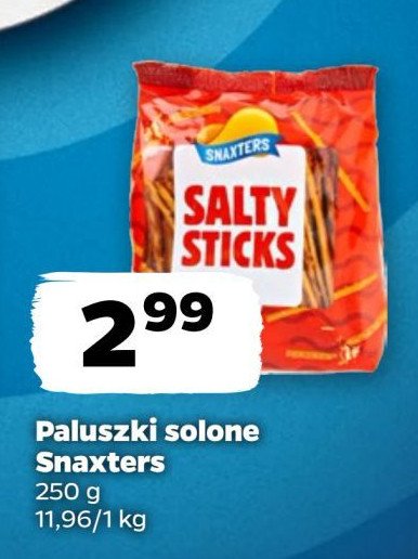 Paluszki solone Snaxters promocja