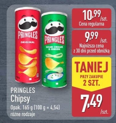 Chipsy PRINGLES promocja w Aldi
