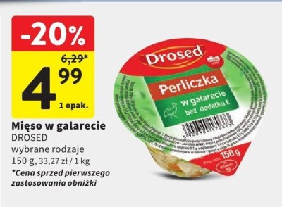Mięso w galarecie DROSED promocja w Intermarche