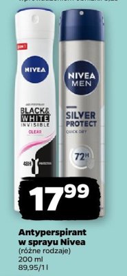 Antyperspirant w spreyu Nivea (różne rodzaje) promocja w Netto