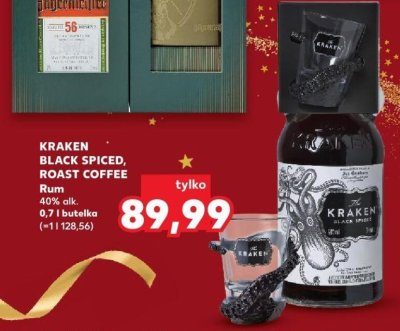 Rum KRAKEN BLACK SPICED, ROAST COFFEE promocja w Kaufland