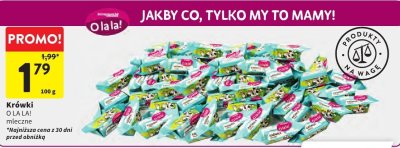 Krówki O LA LA! mleczne promocja w Intermarche