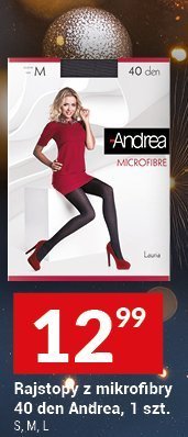 Rajstopy z mikrofibry 40 den Andrea, 1 szt. promocja w Twój Market