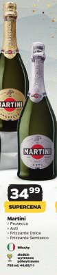 Wino Martini Frizzante Dolce 750 ml promocja w Netto