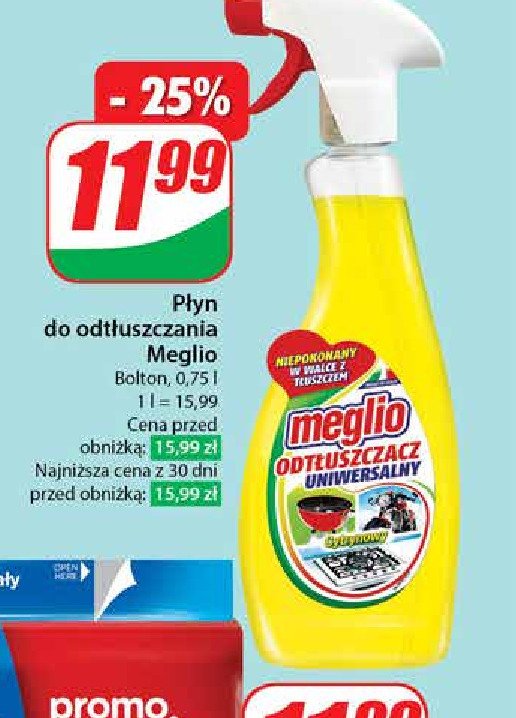 Odtłuszczacz w sprayu Meglio promocja