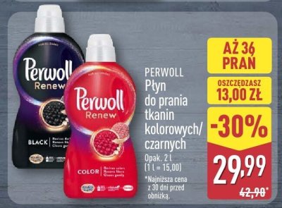 Płyn do prania tkanin kolorowych promocja w Aldi