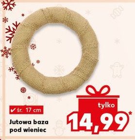 Baza jutowa pod wieniec 17 cm promocja