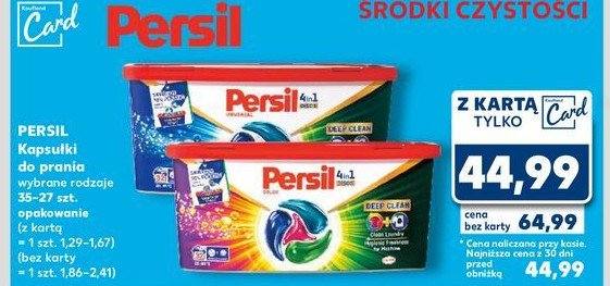 Kapsułki do prania 4in1 deep clean Persil promocja