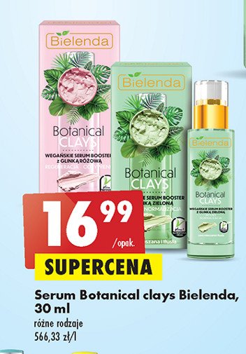 Serum-booster z zieloną glinką Bielenda botanical clays promocja