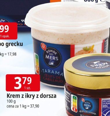 Krem z ikry z dorsza promocja w Leclerc
