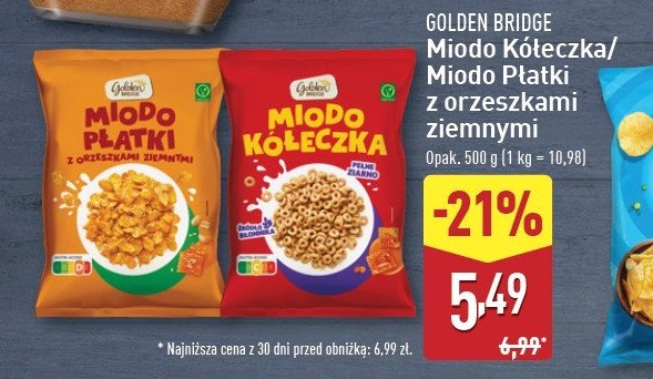 Płatki miodo płatki GOLDEN BRIDGE promocja