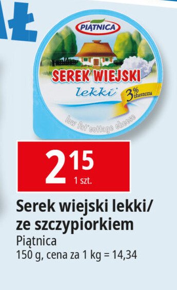 Serek wiejski lekki Piątnica promocja