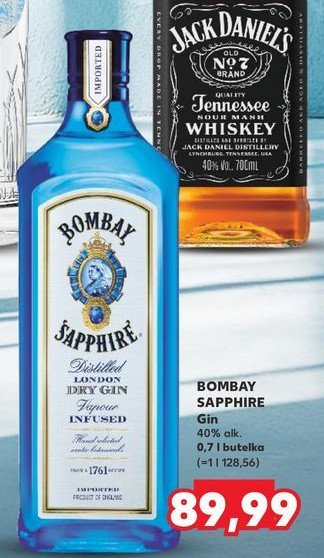 Gin Bombay sapphire promocja w Kaufland