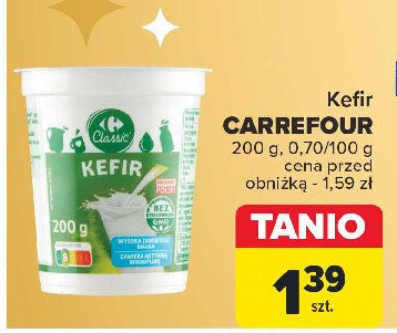 Kefir luksusowy Carrefour promocja