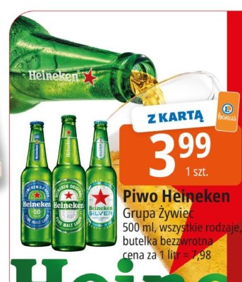 Piwo Heineken Grupa Żywiec promocja w Leclerc