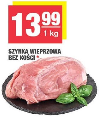 Szynka wieprzowa bez kości promocja w SPAR
