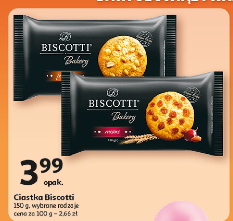 Ciastka orzechowe Biscotti promocja w Auchan