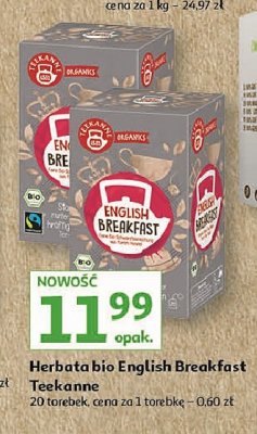 Herbata Teekanne english breakfast promocja