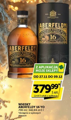 Whisky Aberfeldy 16 YO promocja w Euro Sklep