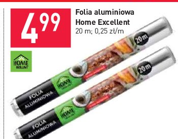 Folia aluminiowa Home excellent promocja