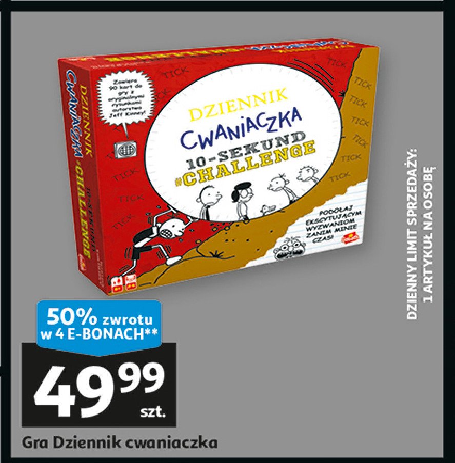 Gra dziennik cwaniaczka Goliath promocja w Auchan