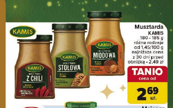 Musztarda miodowa Kamis promocja