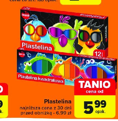 Plastelina kwadratowa Mona promocja