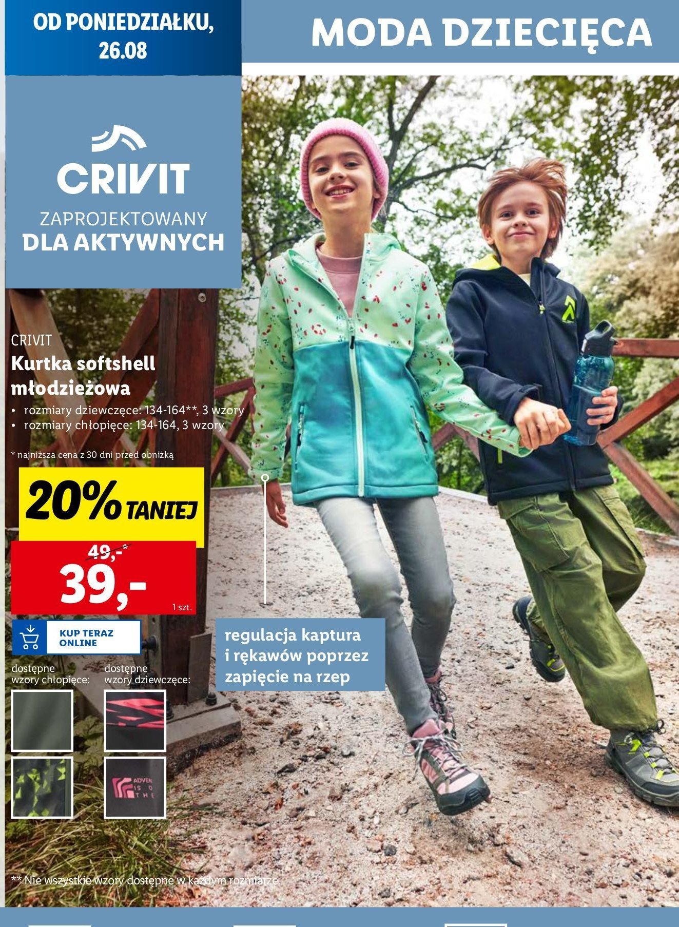 Kurtka softshell Crivit promocja