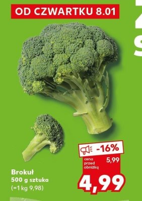Brokuły bimi promocja w Kaufland