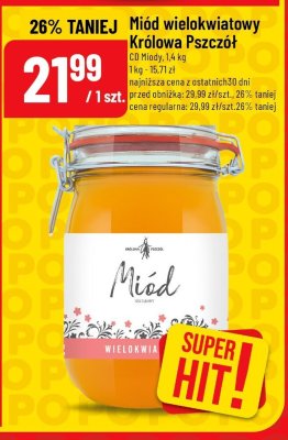 Miód wielokwiatowy Królowa Pszczół promocja w POLOmarket