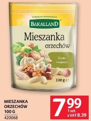 Mieszanka orzechów MIESZANKA ORZECHÓW 100 G promocja w Selgros