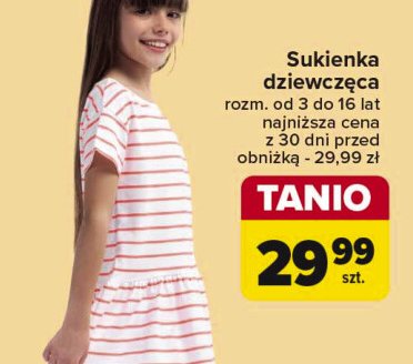Sukienka dziewcz臋ca 3-16 lat Tex promocja