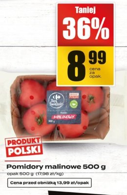 Pomidory malinowe Supeco promocja w Supeco