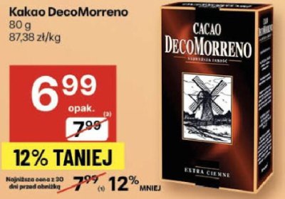 Kakao DecoMorreno promocja w Delikatesy Centrum