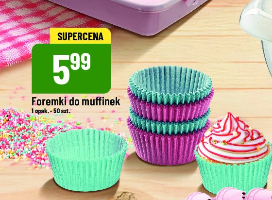 Foremki papierowe do muffinek promocja w POLOmarket