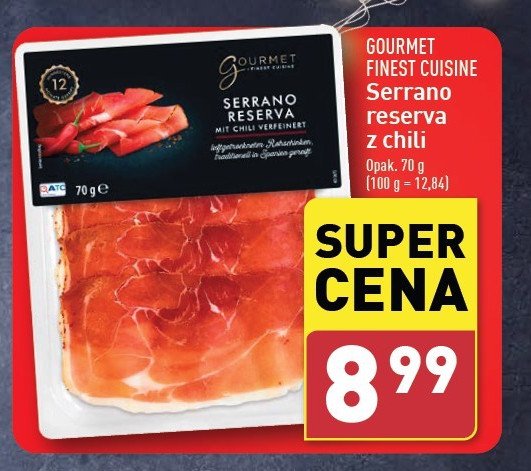 Serrano reserva z chili Gourmet finest cuisine promocja