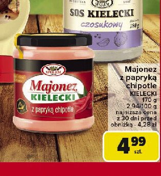 Majonez kielecki z papryką chipotle Społem kielce promocja w Carrefour