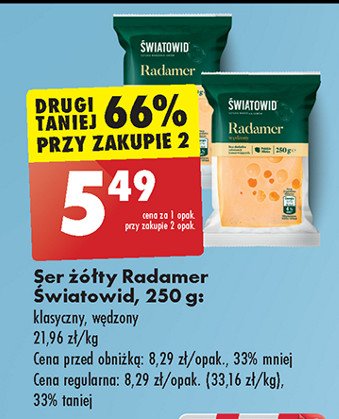 Ser radamer wędzony Światowid promocja