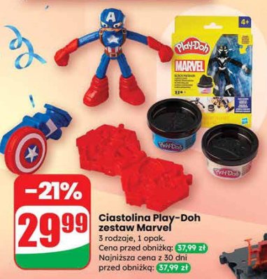 Ciastolina Play-Doh zestaw Marvel promocja w Dino