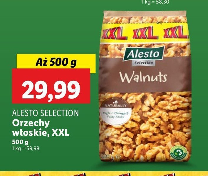 Orzechy włoskie Alesto promocja