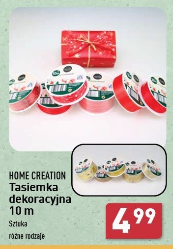 Tasiemka dekoracyjna 10 m Home creation promocja w Aldi