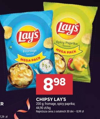 Chipsy Lay's spicy paprika promocja w Stokrotka